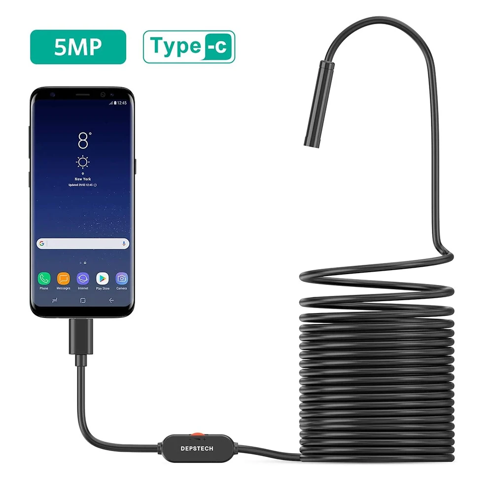 

USB / Wireless Endoscope Mini Inspection Camera 2MP / 5MP IP67 Waterproof Wifi Borescope for Android iOS Phone Windows