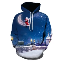 2021 new 3d snowman hoodie fun sweatshirt punk hip hop hoodie oversized sweatshirt