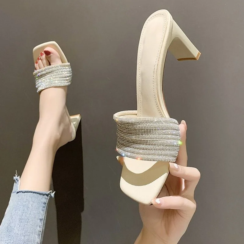 

2021 Summer New Women's Sandals Fashion Outdoor Comfortable Light High Heel Sandals Casual Set Foot Women's Shoes Zapatos Mujer