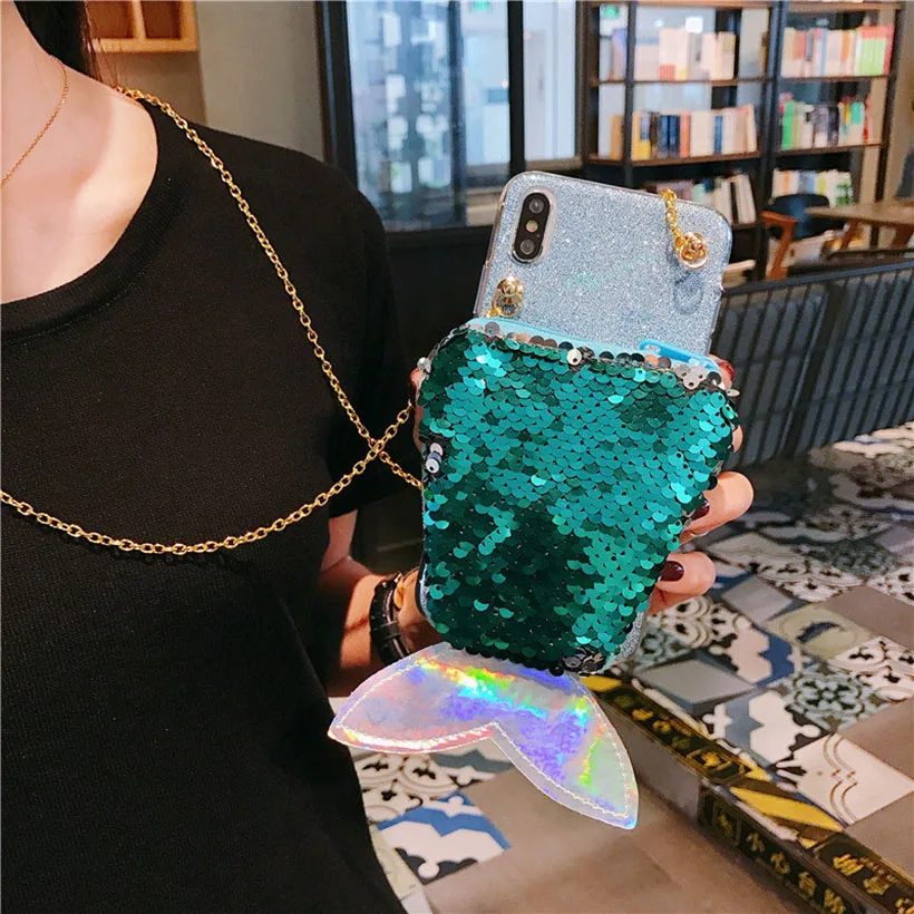 Русалки бумажник чехол для samsung Galaxy S10 5G S10 рlus Lite S10E S7 край S8 S9 Plus Note 10 Pro 9 8 5 4 3 M10 M20 M30 A40S крышка