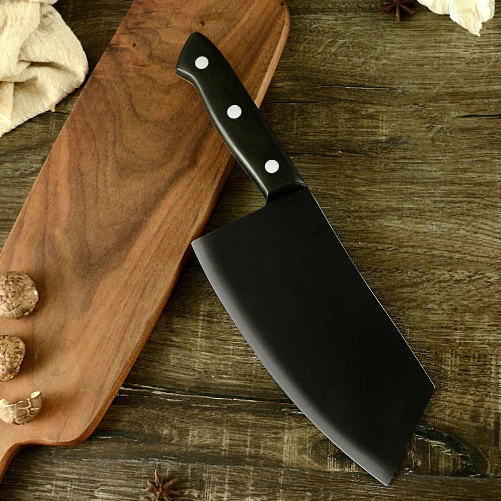 Цин мясника Ножи 7 дюймов Нержавеющая сталь шеф-повара многофункциональная