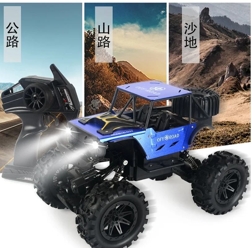 

Remote Control Alloy Mountain Bike 2.4G Remote Control Cart Off-road Vehicle 1:14 Children Remote Control Car Model