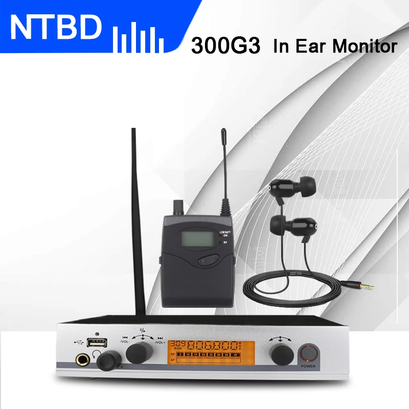 Беспроводная система NTBD EW300G3 IEM с одним передатчиком профессиональный мониторинг
