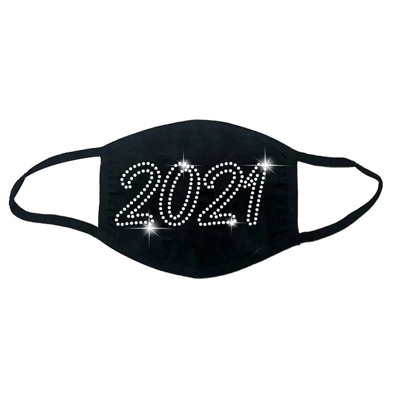 2020 модные к требованиям заказчика Сверкающие стразы маска эластичные