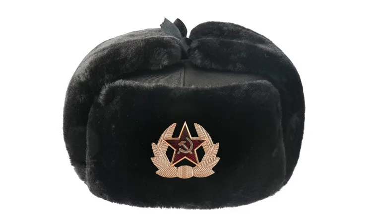 WZCX, советские военные значки, пилот, охотник, шапка, сохраняющая тепло, защита от холода, утолщенная ушанка, ушанка, снежные шапки
