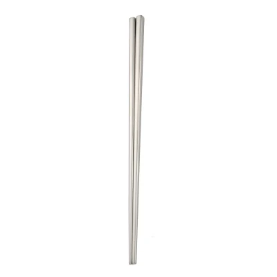 2 Pairs 21cm Нескользящие многоразовые палочки для еды металлические Ins нержавеющая сталь Горячая Изоляция Аутентичные палочки для еды суши Kawaii посуда - Цвет: 2 Pairs 21cm