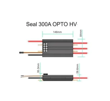 Бесщеточный ESC ZTW SEAL 300A OPTO HV 14S отличная производительность для радиоуправляемой