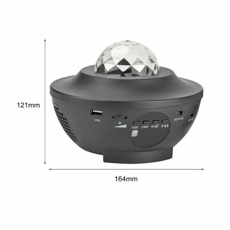 Лазерный светильник Mayitr лазерный с питанием от USB Ночной bluetooth музыкальная