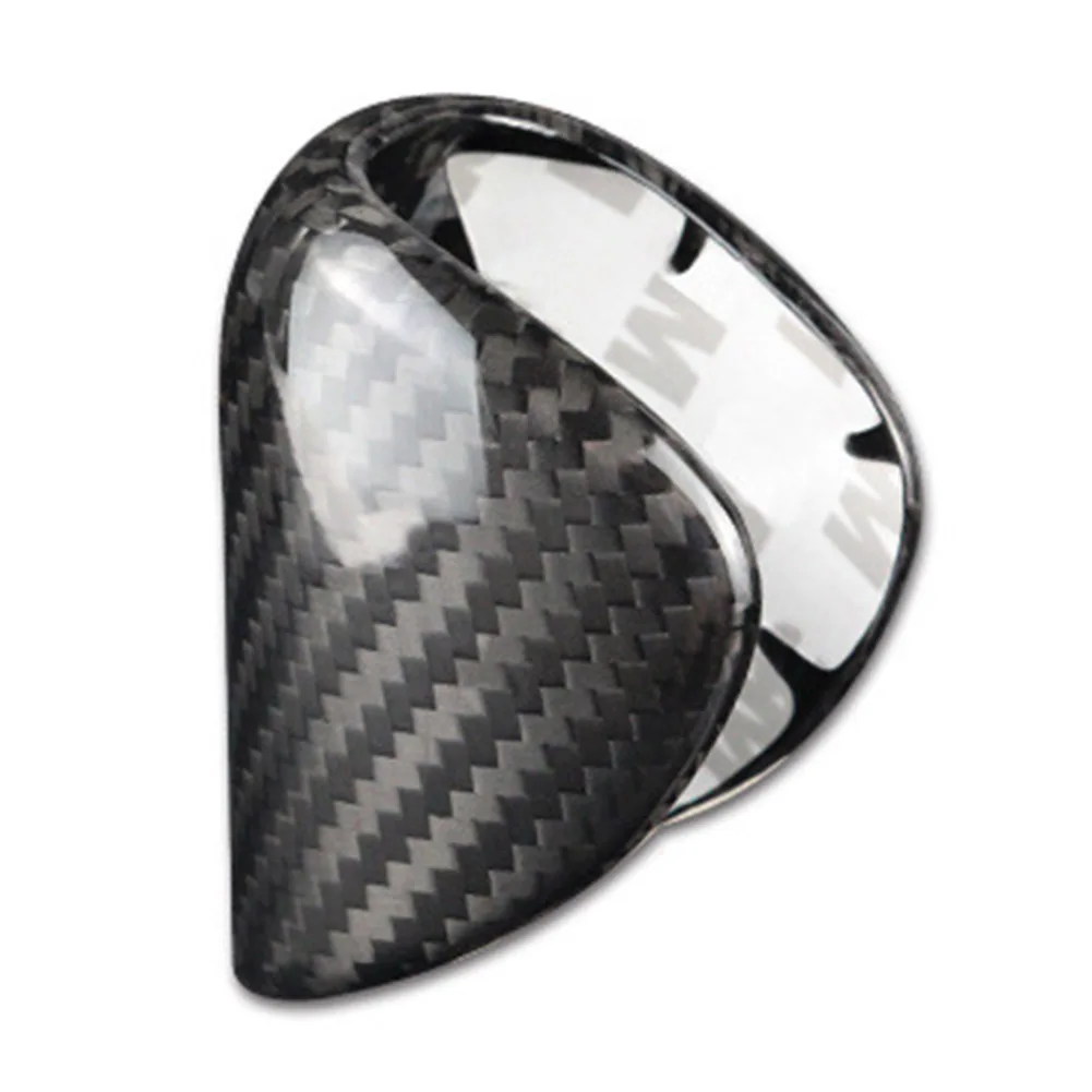 Углеродное волокно крышка ручки переключения передач декоративная наклейка