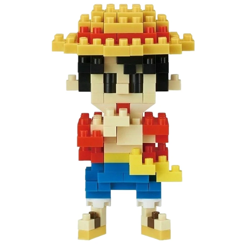 Новый Kawada NBCC 045 Nanoblock Один Кусок Луффи строительные блоки игрушка 150 шт алмазные