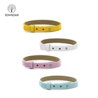 Оптовая продажа, высококачественный кожаный браслет из искусственной кожи, подходит для 8 мм Подвески сделай сам, предварительная продажа и изготовление на заказ, оптом 200 шт.лот