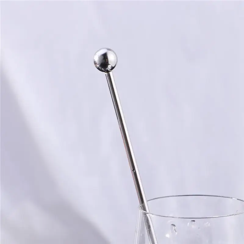 5Pcs 19cm Stainless Steel Creative Mixing Cocktail Stirrers Sticks for Wedding Party Bar Swizzle Drink Mixer Bar Muddler images - 6
