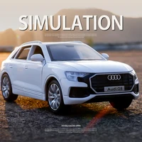 nicce free shipping 136 high simulation audi q8 suv pull back alloy toy car model for children gifts car kids toy f165