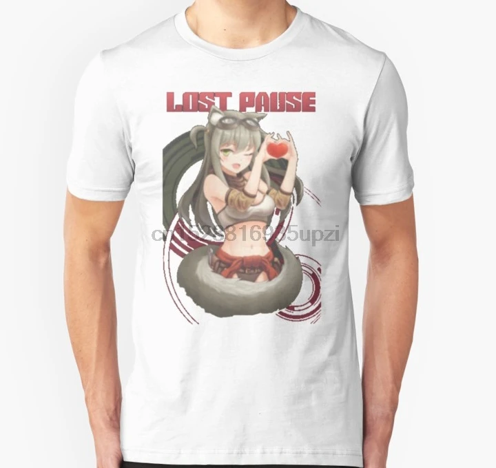 Мужская футболка Lost Pause Lily все цвета унисекс wo футболки Топ|Мужские футболки| |