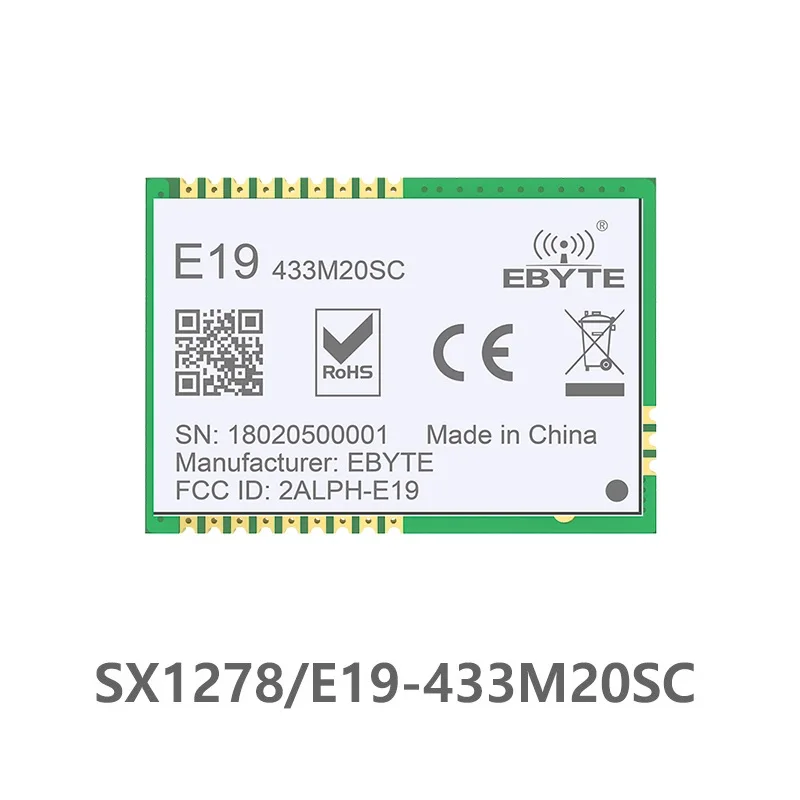 E19-433M20SC SX1278 LORAWAN 433 МГц LoRa SPI передатчик и приемник большого радиуса действия 100 мВт