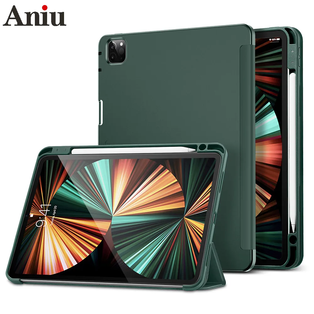 

Чехол для iPad Pro 11 чехол 2021 Чехол-Карандаш s для iPad 9 2021 8 7 для iPad Pro 12,9 2021 умный чехол для iPad Pro 2021 чехол-карандаш