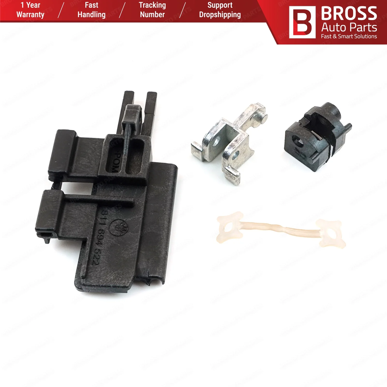 Bross автозапчасти BSR535 4 шт. ползунок на крышу солнца направляющая рейка набор