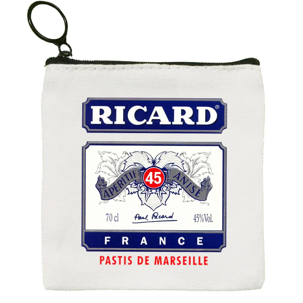 

Ricard Korean Version Simple Coin Purse Coin Purse Female Student Canvas Cute Key Bag Mini Clutch Small Purse