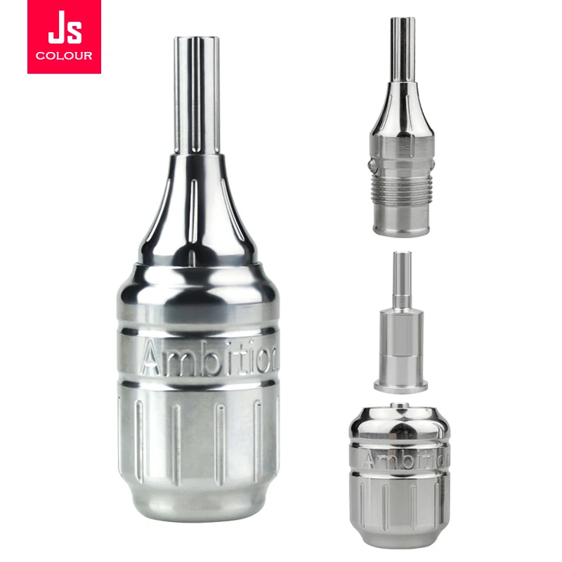 

28 мм/32 мм картридж насадки для татуажа Регулируемая поворотная ручка труб с ЧПУ резьба Нержавеющая сталь татуировки машины для художника