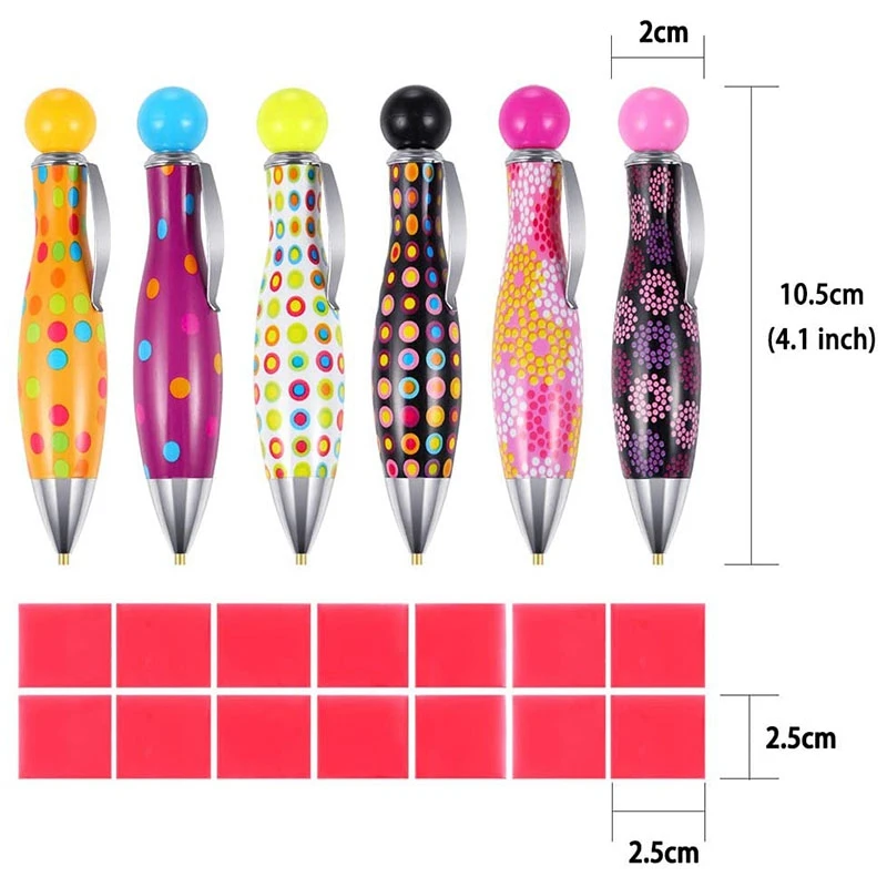 26 шт. алмазная живопись точка дрель ручка инструменты для вышивки картин со