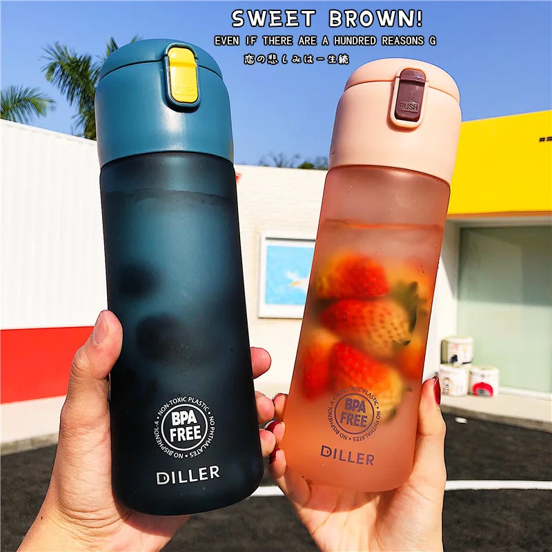 Бутылка для воды популярная серая мужская Спортивная дорожная бутылка напитков