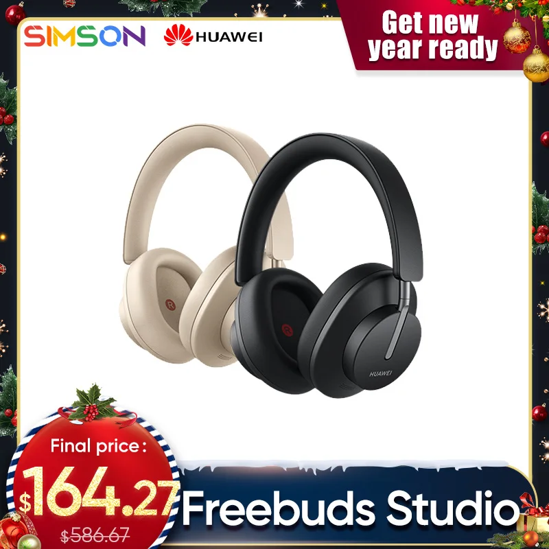 Наушники Huawei Freebuds Studio глобальная версия Bluetooth беспроводные наушники TWS Hi-Fi ANC Type C