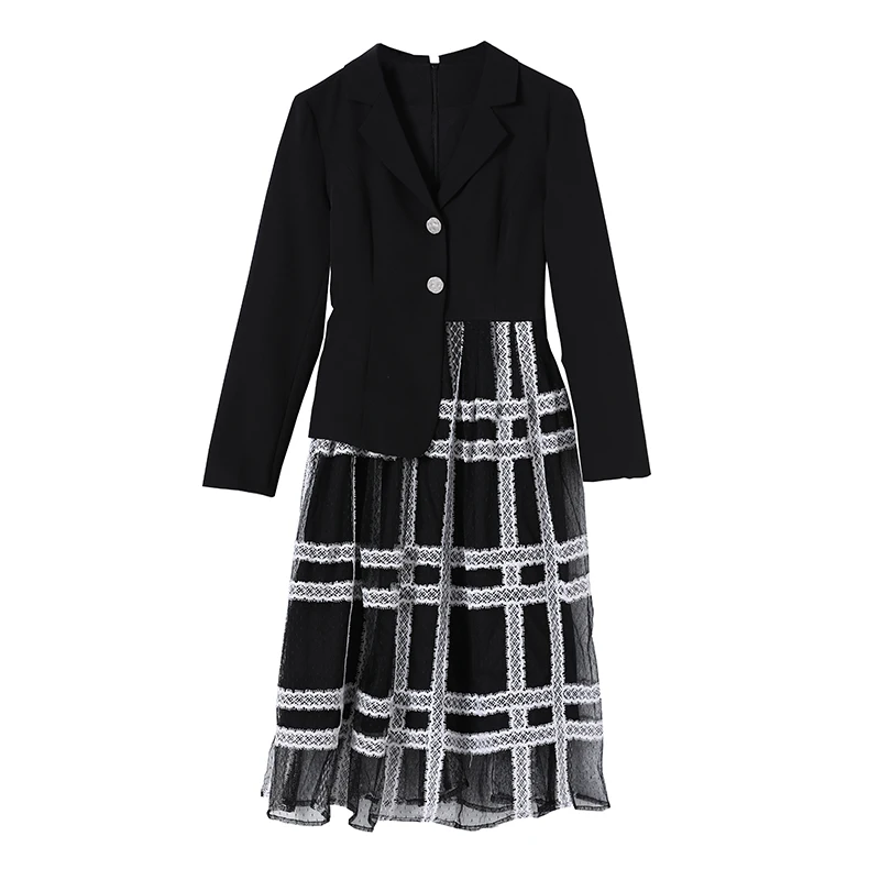 Женский комплект с плиссированной юбкой костюм из двух предметов имитацией