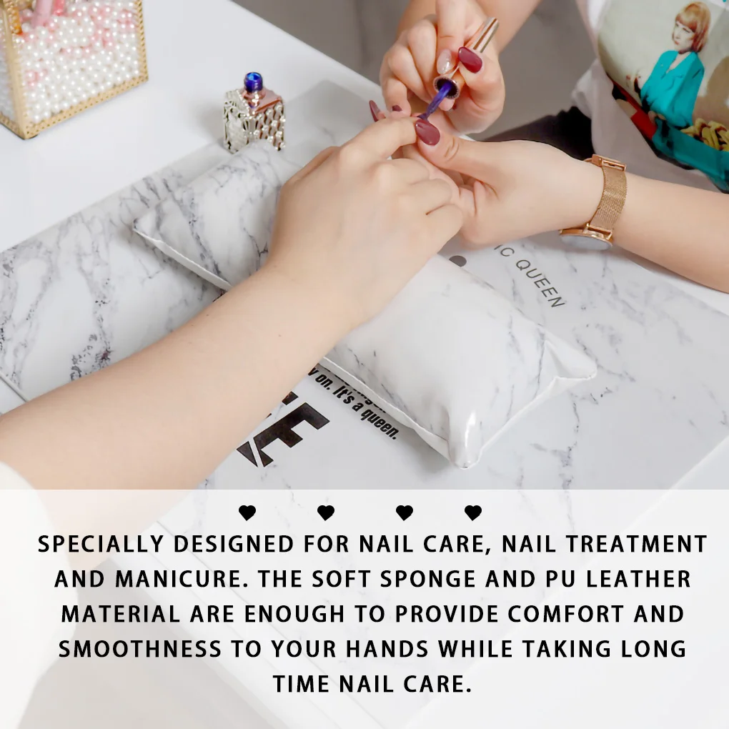 Набор подлокотников для маникюрного стола из искусственной кожи подушки рук |