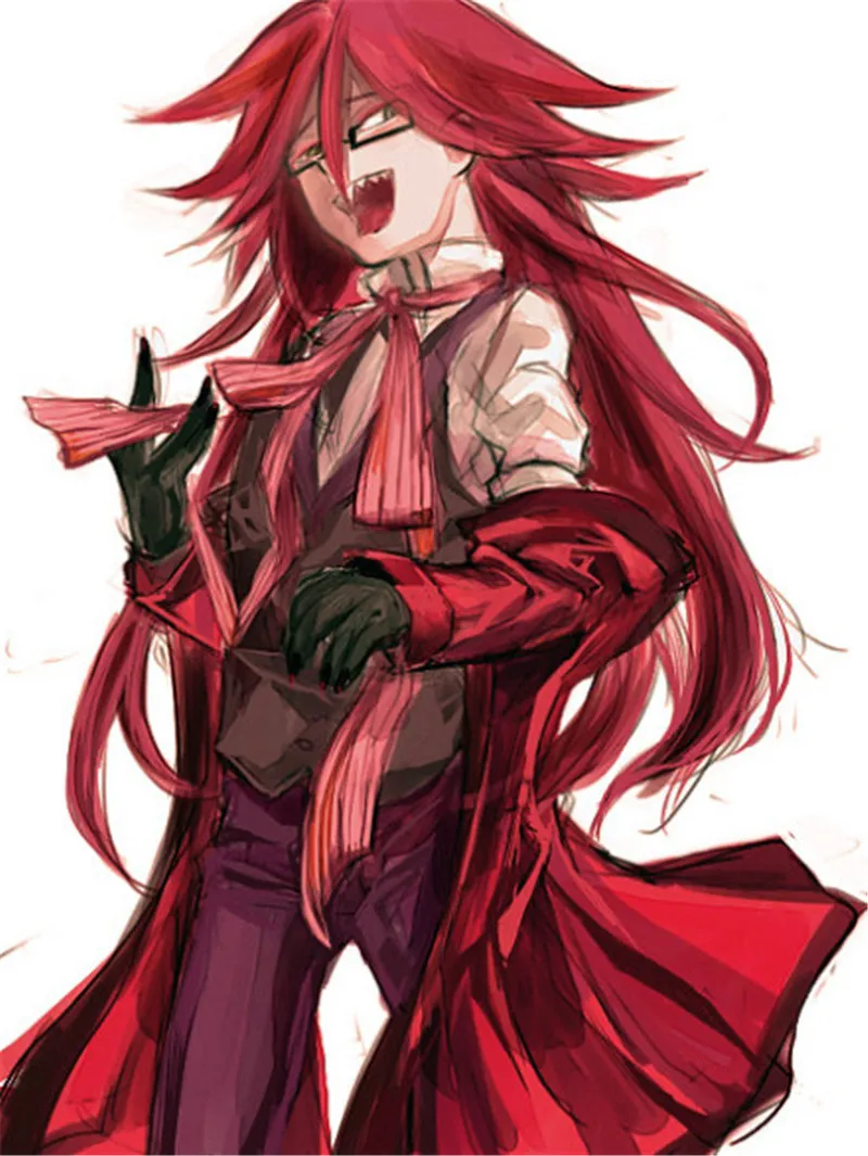 Новая мода Стиль Сапоги для косплея Темный Дворецкий Косплей Kuroshitsuji Grell Sutcliff