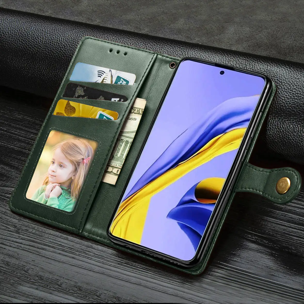 Бизнес кожаный флип-чехол для samsung Galaxy A90 5G NOTE10 9 8 S10E S9 S8 плюс A50S A30S A40 A20 A10 M10 J7 J6 J4 Plus