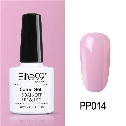 PP014 Elite99 винно-красный гель лак для ногтей 10 мл для дизайна ногтей маникюрный набор Гибридный гель Лаки нужно базовое верхнее покрытие для полигелевого лака - Цвет: PP014