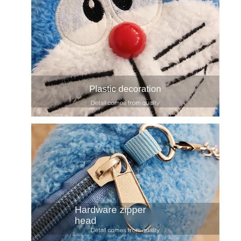 Плюшевые сумки-мессенджеры Doraemon Jingle Cat милые женские сумки-тоуты для девушек