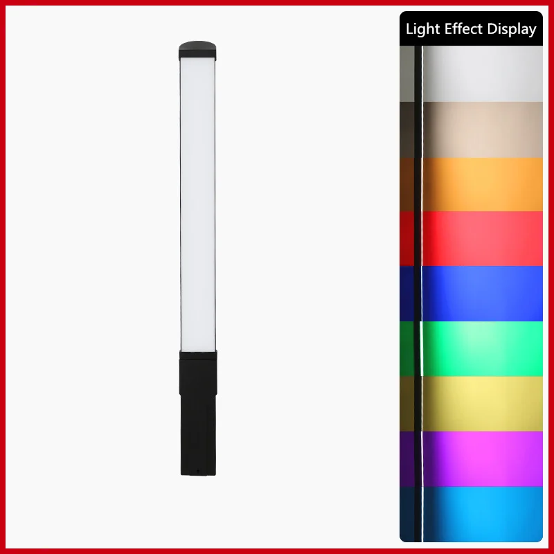 RGB Handheld LED Light Wand Rechargeable Photographic Lighting Stick 10 Brightness Levels 1000 Lumens 3200-5600K Video | Электроника