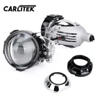 Светодиодные проекционные линзы Bi, 3 дюйма, H4, H7, 9005, 9006, СВЕТОДИОДНАЯ головная лампа, подсветсветильник для автомобильной модернизации с кожухом 4300K, 6000K, CARLitek