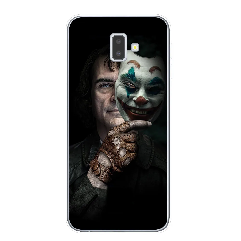 Joker из фильма ужасов «надевать счастливого лица мягкий TPU чехол для samsung J3 J5 J7 J4 J6 плюс Примечание 10 Pro Прозрачный чехол для телефона