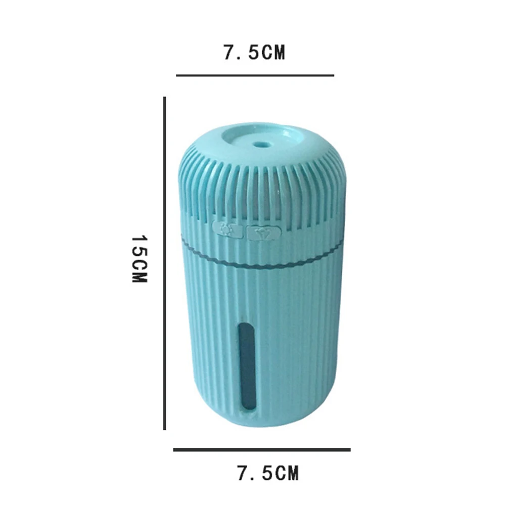 

Aromatherapy Essential Oil Diffuser Ultrasonic Humidifier with LED Light USB Fan Aromatherapy Fogger for Office Home Car