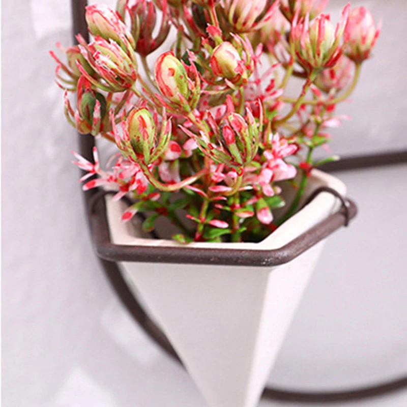 Полустена искусственная Цветочная горшок Орхидея подвесная корзина украшение