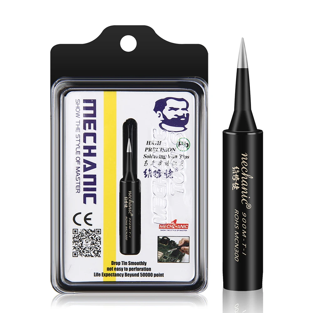MECHANIC 900M-T Антистатические паяльные жала из меди для паяльных станций 936