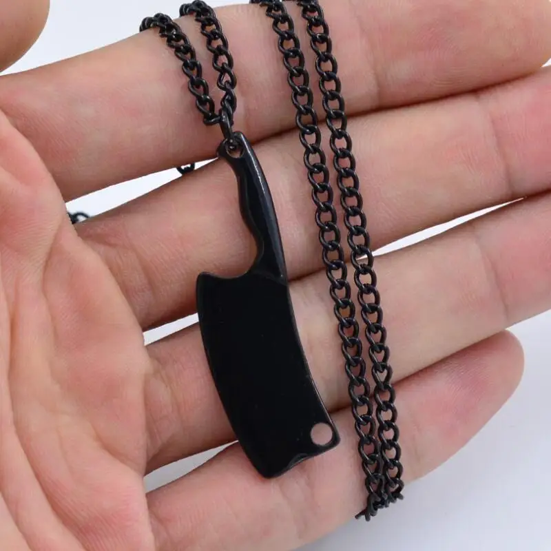 Панк кухонный нож кулон цепочка шеф повара еврейские Подарки для женщин и мужчин