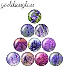 10 шт., круглые стеклянные кабошоны с плоской задней поверхностью, ZB0948, 12182025 мм