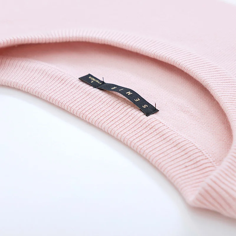 Свитер Semir мужской в Корейском стиле тонкий пуловер с круглым вырезом Молодежный