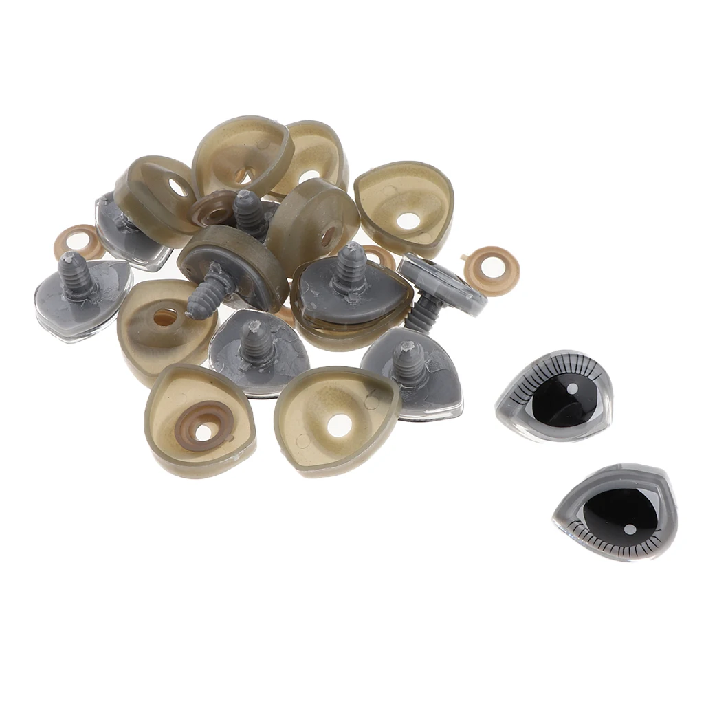 

10pcs Plastic Animals Eyes for Kids DIY Soft Stuffed Toys Plush Animal Toy Clothes Accessories Crafts Making Supplies