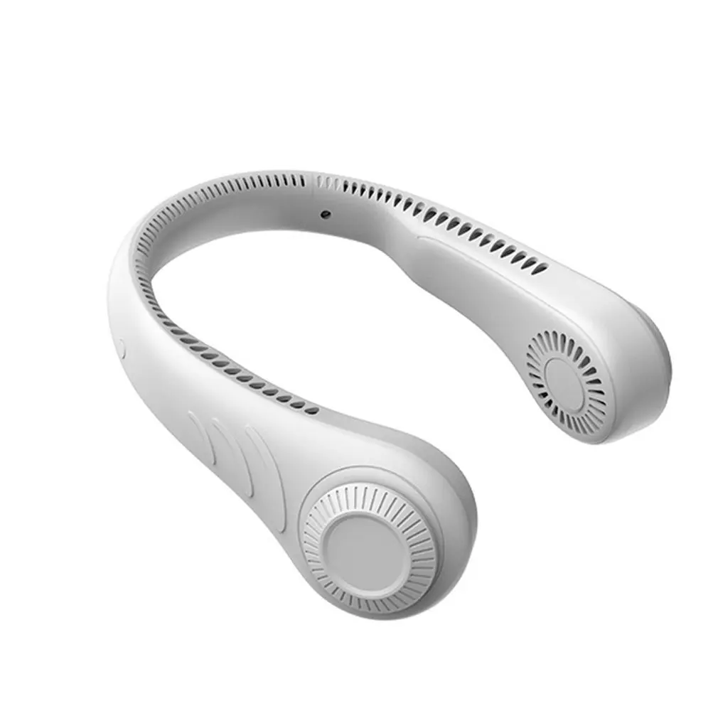 

Portable Hanging Neck Fan Bladeless Fan Personal Wearable Neckband Leafless Fan USB Rechargeable Fan Mini Necklace Fan