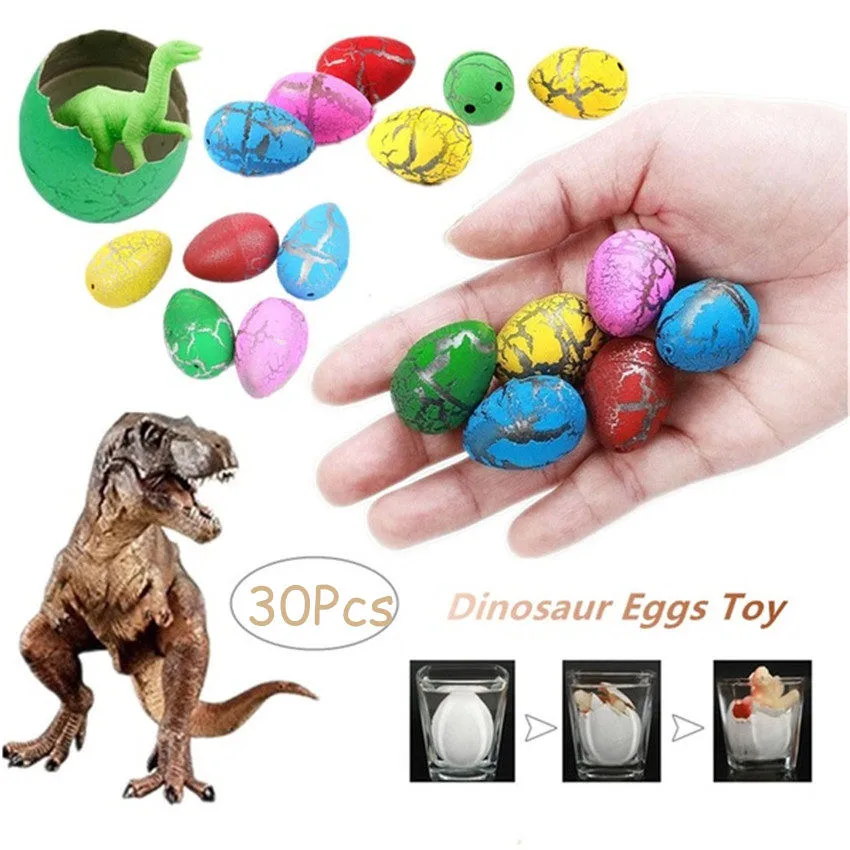 Разноцветные забавные надувные Волшебные Яйца динозавра 30/60 шт. инкубационный
