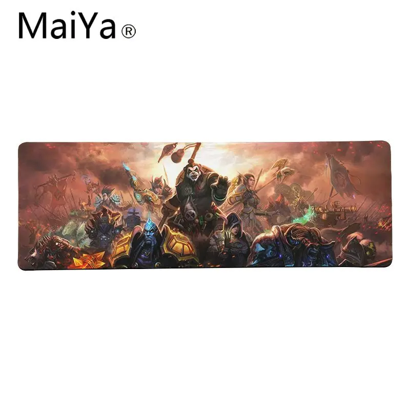Maiya высокое качество World of Warcraft WOW резиновый ПК компьютерный игровой коврик для мыши большой коврик для мыши клавиатуры коврик - Цвет: Lock Edge 40X90cm