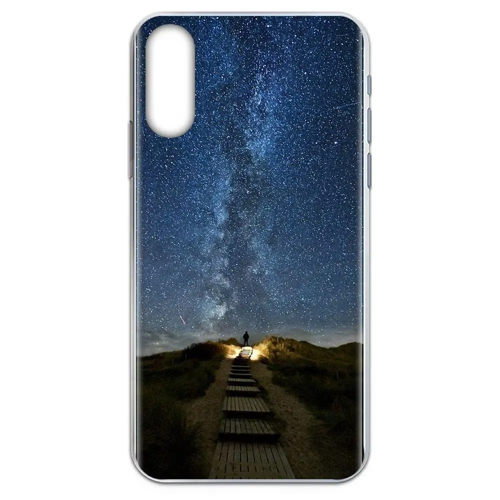 Coque Shell Phone Case For LG K50 Q6 Q7 Q8 Q60 X Power 2 3 Nexus 5 5X V10 V20 V30 V40 Q Stylus Starry Sky And Feel Good Words | Мобильные