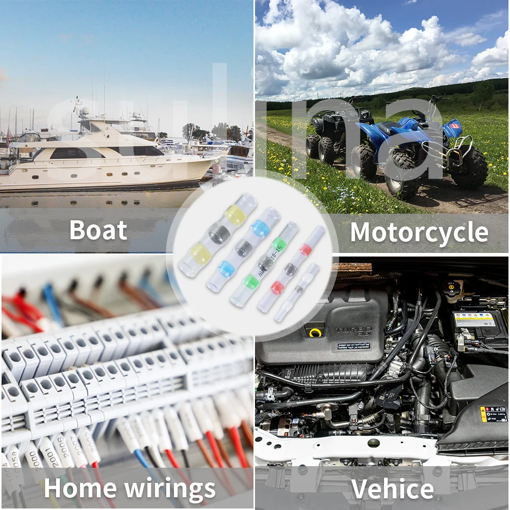 10/50 шт. Термоусадочные соединители для проводов | Обустройство дома