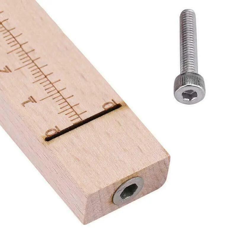 Регулируемый кожаный ремень резак кожевенное ремесло ремешок для часов DIY ручная резка деревянная планка резак с 5 лезвиями кожаные инструменты