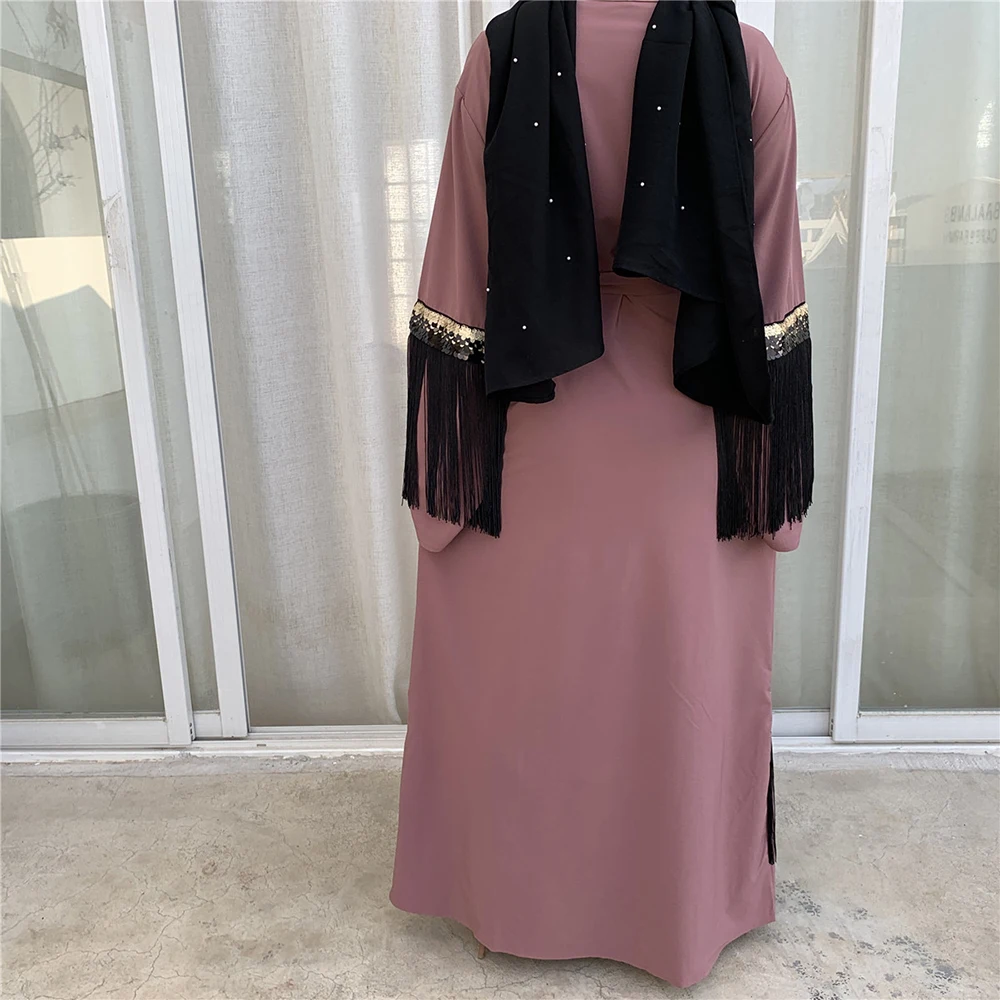 Abaya кимоно Хиджаб Мусульманское платье Женский кафтан Caftan Marocain турецкая