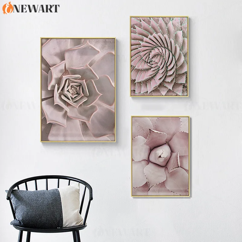 Суккулентная печать настенное изображение на холсте домашний Декор Гостиная